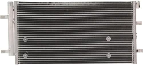 Front AC Condenser Aluminum Core With Receiver Drier Direct Replacement Compatible With 2009-2013 Audi Q5 / 2008-2017 S5 / 2008-2012 A5 AU3030132 8K0260403AF