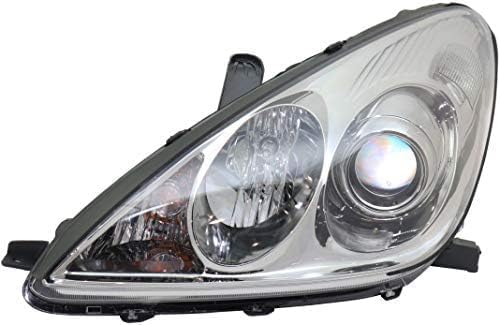 Set Of 2 Front Head Light Assembly Plastic Left Driver & Right Passenger Side Direct Replacement Compatible With 2005-2006 Lexus ES330 LX2502125 LX2503125 8117033561 8113033561