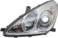Set Of 2 Front Head Light Assembly Plastic Left Driver & Right Passenger Side Direct Replacement Compatible With 2005-2006 Lexus ES330 LX2502125 LX2503125 8117033561 8113033561