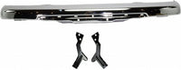AUTOS PARTS PLUS Front Bumper Chrome With Brackets + Lower Valance Textured + Fog Light Right Passenger & Left Driver Side Direct Replacement Compatible With 2004-2012 Chevrolet Colorado/GMC Canyon