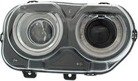 Front Head Light Assembly Without Air Ducts Halogen Right Passenger Side Direct Replacement Compatible With 2015-2022 Dodge Challenger CH2503267 68174064AG 68174064AF