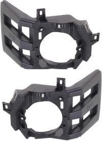 Set Of 2 Front Fog Light Bracket Plastic Left Driver & Right Passenger Side Direct Replacement Compatible With 2011-2013 Lexus CT200h LX2602100 LX2603100 5212576010 5212676010
