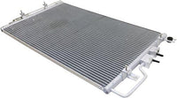 Front A/C Condenser Aluminum Core Direct Replacement Compatible With 2016-2017 Chevrolet Equinox GM3030316 23400197