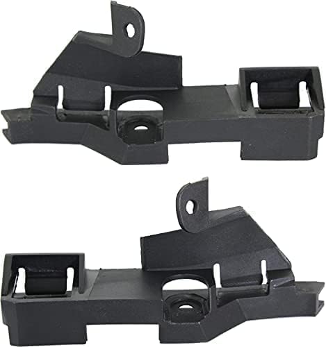 Set Of 2 Front Bumper Bracket Plastic Right Passenger & Left Driver Side Direct Replacement Compatible With 2002-2005 BMW 3-Series BM1067107 BM1066107 51117030618 51117030617