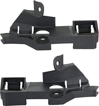 Set Of 2 Front Bumper Bracket Plastic Right Passenger & Left Driver Side Direct Replacement Compatible With 2002-2005 BMW 3-Series BM1067107 BM1066107 51117030618 51117030617