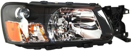 Set Of 2 Front Headlight Assembly Right Passenger & Left Driver Side Direct Replacement Compatible With 2003-2004 Subaru Forester SU2502111 SU2503111 84001SA030 84001SA020