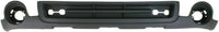 Front Front Bumper Chrome with Air Hole + Lower Valance Air Deflector Primed Direct Replacement Compatible With GMC Sierra 2500HD 3500HD 2007-2010 GM1092218 GM1002834