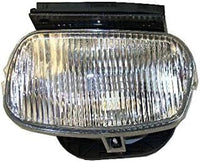 Front Bumper Lower Valance Panel Textured + Fog Light Assembly Left Driver & Right Passenger Side Direct Replacement Compatible With 1998-2000 Ford Ranger FO1095172 FO2592198