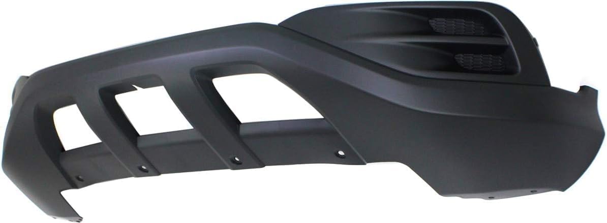 Front Bumper Lower Cover Textured Without Fog Light Holes Direct Replacement Compatible With 2012-2014 Honda CR-V HO1015108 04712T0AA60