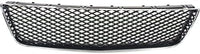 Front Bumper Grille Chrome Shell With Primed Insert Plastic Direct Replacement Compatible With 2006-2013 Chevrolet Impala / 2014-2016 Limited GM1036107 10333712