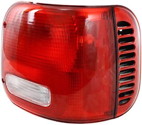 Set Of 2 Tail Light Lens And Housing Right Passenger & Left Driver Side Direct Replacement Compatible With 1994-2003 Dodge Full Size Van CH2801142 CH2800142 4882684 4882685