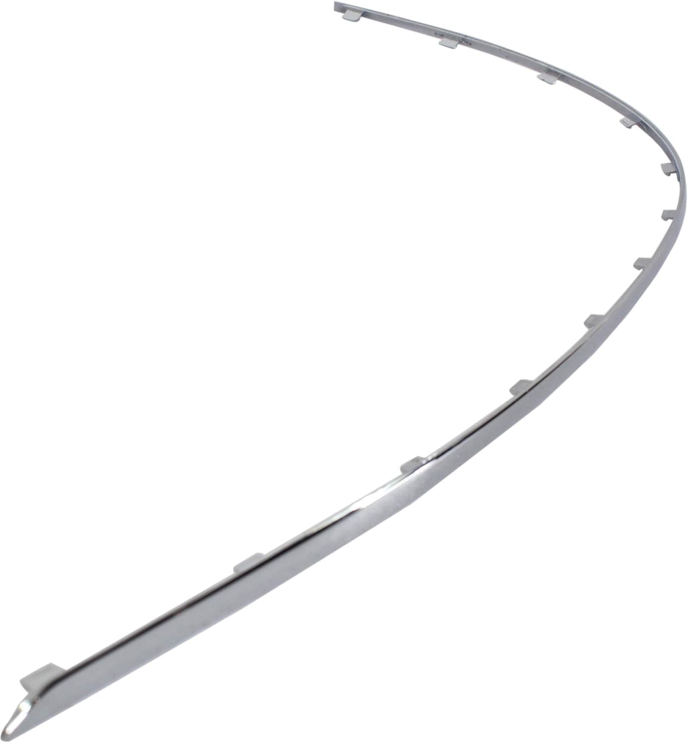 Rear Bumper Trim Chrome Right Passenger Side Direct Replacement Compatible With 2010-2013 Mercedes Benz E-Class MB1159110 2128852121