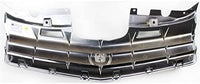 Front Grille Primed Gray Shell And Insert Direct Replacement Compatible With 2006-2009 Cadillac SRX GM1200612 15925771