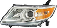 Set Of 2 Front Head Light Assembly Plastic Left Driver & Right Passenger Side Direct Replacement Compatible With 2011-2013 Honda Odyssey HO2503142 HO2502142 33100TK8A01 33150TK8A01