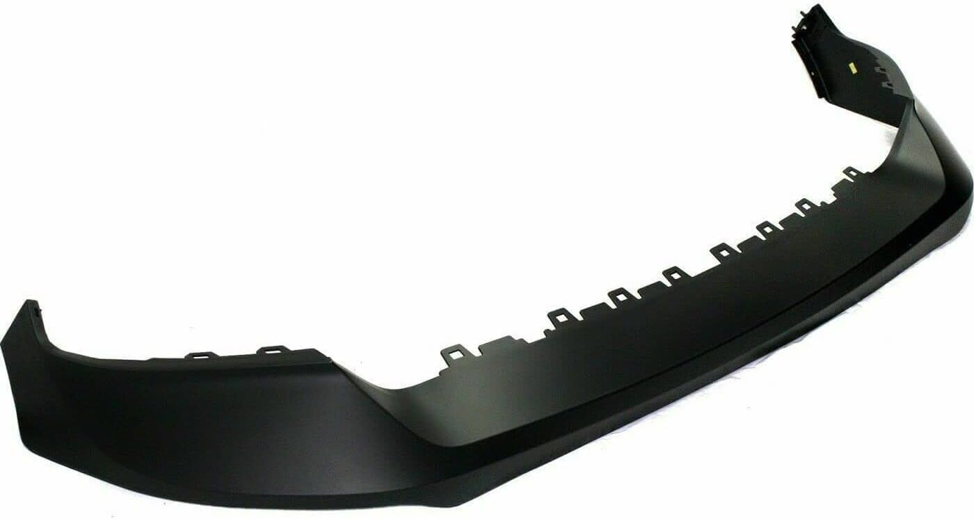 Front Bumper Steel Chrome Steel + Upper Cover Fascia Primed + Brackets Left Driver & Right Passenger Side Direct Replacement Compatible With 2014-2018 Ram 1500 CH1002402 CH1014108