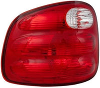 Tail Light Lens And Housing Left Driver Side Direct Replacement Compatible With 2001-2004 Ford F-150/2004 Heritage FO2800178 YL3Z13405AA
