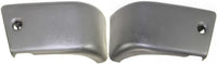 Set Of 2 Front Bumper End Cap Primed Left Driver & Right Passenger Side Direct Replacement Compatible With 1984-1989 Toyota 4Runner TO1005116 TO1004157 5210289106 5210389106