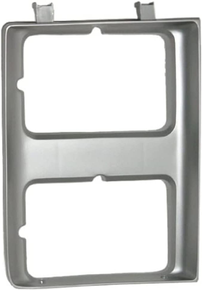 Front Head Light Door Bezel With Dual Headlamps Right Passenger Side Direct Replacement Compatible With 1985-1986 Chevrolet/GMC C/K Series / 1987-1988 R/V Series GM2513126