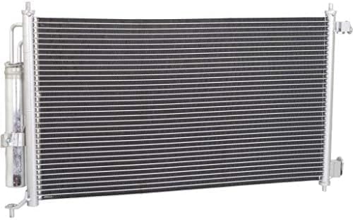 Front A/C Condenser Aluminum Core Direct Replacement Compatible With 2007-2012 Nissan Versa / 2009-2014 Cube NI3030163 92100ZW40D