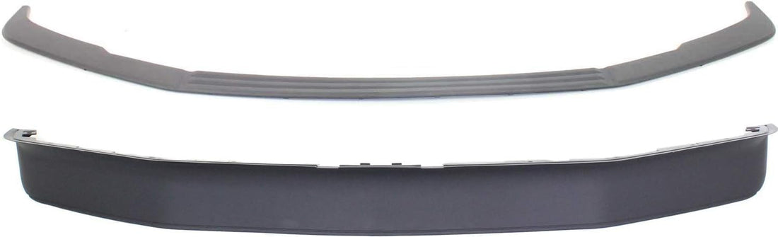 Front Bumper Molding Textured + Lower Valance Spoiler Direct Replacement Compatible with 2008-2010 Ford F-Series Super Duty FO1093116 FO1044103 8C3Z17K833AA 8C3Z17626B