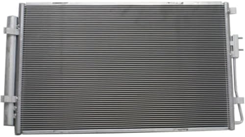 Front AC Condenser Aluminum Core Direct Replacement Compatible With 2013-2018 Hyundai Santa Fe / 2013-2016 Sport / 2019 XL HY3030153 976062W501