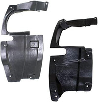 Set of 2 Front Engine Splash Shield-Side Cover Right Passenger & Left Driver Side Direct Replacement Compatible with 2006-2012 Ford Fusion FO1251147 FO1250147 6E5Z16102B 9E5Z16103A