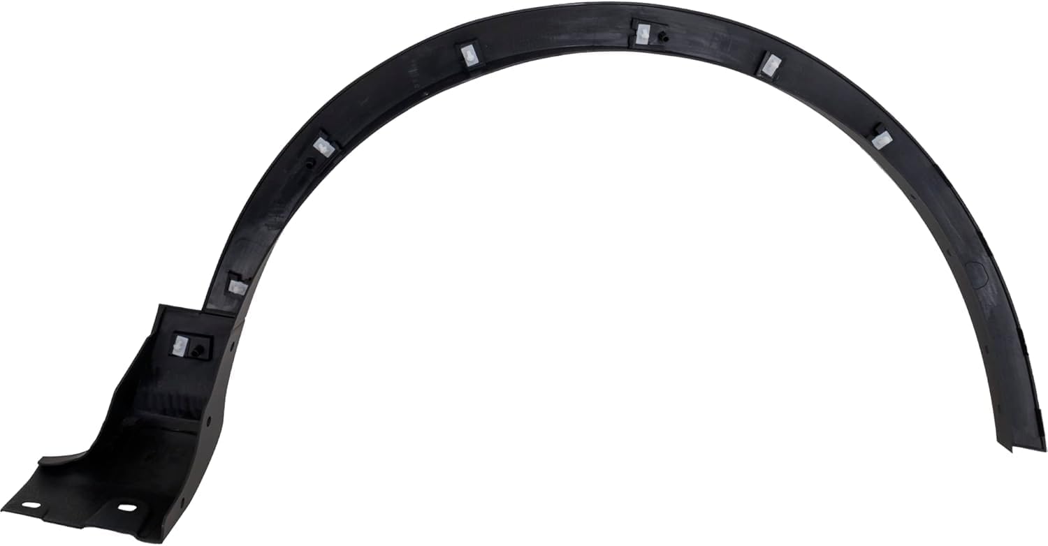 AUTOS PARTS PLUS Front Wheel Opening Molding Textured Left Driver Side Direct Replacement Compatible With 2017-2019 Ford Escape FO1290141 CJ5Z16268AD