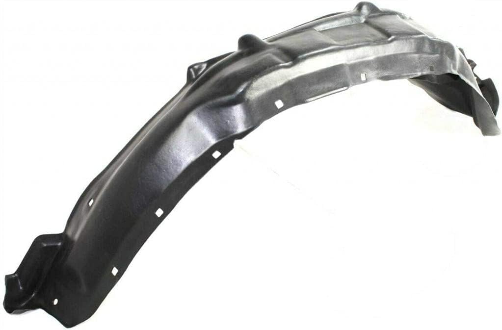 Front Fender Liner Right Passenger Side Direct Replacement Compatible With 2001-2004 Toyota Sequoia / 2004-2006 Toyota Tundra TO1249127 538750C020