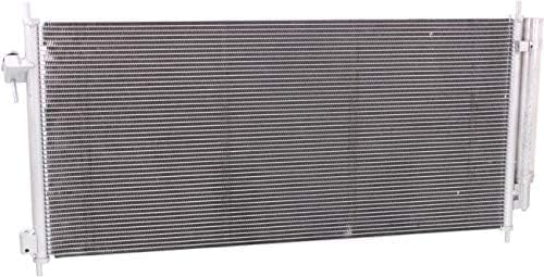 Front A/C Condenser Aluminum Core Direct Replacement Compatible With 2009-2014 Honda Fit HO3030153 80110TK6A01