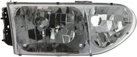 Set Of 2 Front Headlight Assembly Right Passenger & Left Driver Side Direct Replacement Compatible With 1999-2000 Nissan Quest / 1999-2002 Mercury Villager FO2502165 FO2503165