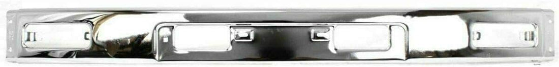 Front Bumper Chrome + End Caps Primed + Support Brackets Left Driver & Right Passenger Side Direct Replacement Compatible With 1984-1986 Toyota TO1004157 TO1005116 TO1066104