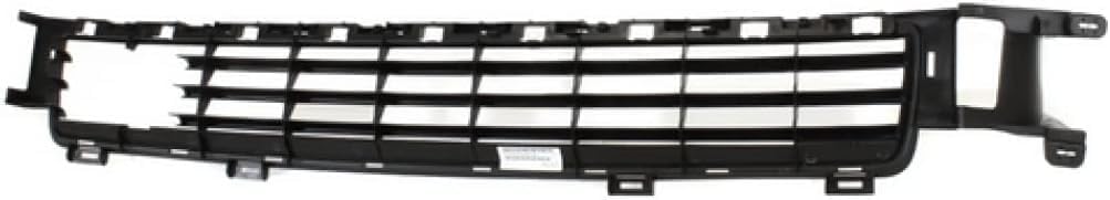 Front Bumper Center Grille Garnish Black Plastic Direct Replacement Compatible With 2008-2017 Toyota Sequoia TO1036132 527110C030