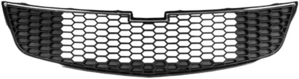 Front Bumper Grille Chrome Shell/Painted Black Insert Direct Replacement Compatible With 2011-2014 Chevrolet Cruze GM1200624 95225615