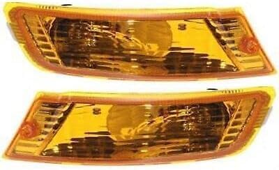 Front Turn Signal Lights Assembly Right Passenger & Left Driver Side Direct Replacement Compatible With Jeep Liberty 2005-2007 CH2521143 CH2520143 55156766AE 55156767AE