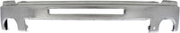 Front Bumper Chrome Steel + Upper Cover + Lower Valance Air Deflector Textured + Fog Lamps Assembly Left & Right Side Direct Replacement Compatible With 2007-2013 GMC Sierra 1500