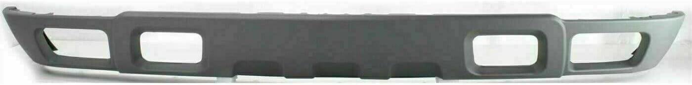 Front Bumper Primed + Upper Cover + Lower Valance Textured + Filler Left Driver & Right Passenger Side Direct Replacement Compatible With 2003-2006 Chevrolet Silverado 1500 GM1051110