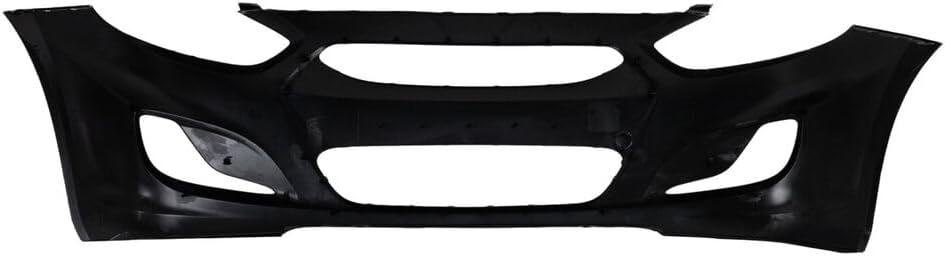 Front Bumper Cover Primed Direct Replacement Compatible With 2012-2014 Hyundai Accent HY1000188 865111R000