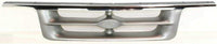 Front Grille Chrome Shell With Painted Silver Gray Insert Plastic Direct Replacement Compatible With 1995-1997 Ford Ranger FO1200317 F57Z8200KK