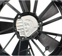 Front Dual Fan Assembly Plastic Direct Replacement Compatible with 2014-2018 Chevrolet Silverado 1500/2015-2020 Suburban GM3115291 23123635-PFM 23123633 23123634
