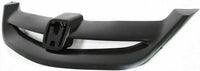 Front Grille Primed Shell and Insert + Bumper Filler Left Driver & Right Passenger Side Direct Replacement Compatible With 2001-2003 Honda Civic HO1088108 HO1089108 HO1200153