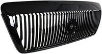 Front Grille Primed Shell and Insert Plastic Direct Replacement Compatible With 2003-2004 Mercury Marauder FO1200409 4W3Z8200AAA