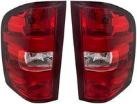 Set Of 2 Tail Light Assembly Right Passenger & Left Driver Side Direct Replacement Compatible With 2007-2014 Chevrolet Silverado/GMC Sierra 1500 2500HD 3500HD GM2801207 GM2800207