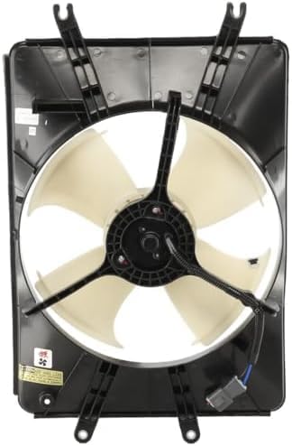 Front A/C Condenser Fan Assembly Direct Replacement Compatible With 2003-2006 Acura MDX / 2005-2008 Honda Pilot AC3113106 38615RDJA00