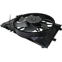 Front Radiator Fan Assembly Direct Replacement Compatible with 2006-2009 Mercedes Benz CLK350 MB3115147 2035001693 2035050255