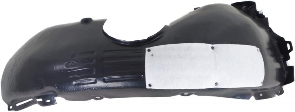 Front Fender Liner Rear Section Left Driver Side Direct Replacement Compatible With 2018-2021 Volkswagen Golf / 2015-2020 e-Golf VW1248146 5G0805969P