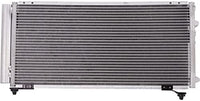 Front AC Condenser Aluminum Core Direct Replacement Compatible With 2000-2005 Mitsubishi Eclipse / 2001-2005 Dodge Stratus/Chrysler Sebring MI3030106 MR568225