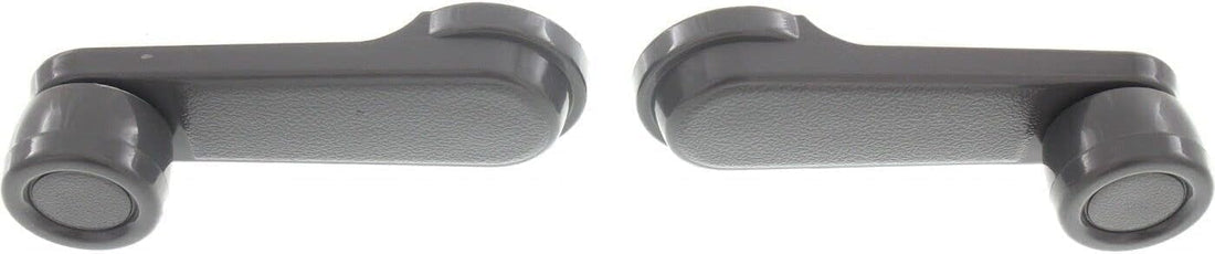 AUTOS PARTS PLUS Front Or Rear Window Crank Gray Direct Replacement Compatible with 1986-1997 Nissan Pickup / 1998-2004 Frontier 8076001G2 8076051S00