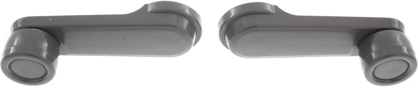 AUTOS PARTS PLUS Front Or Rear Window Crank Gray Direct Replacement Compatible with 1986-1997 Nissan Pickup / 1998-2004 Frontier 8076001G2 8076051S00