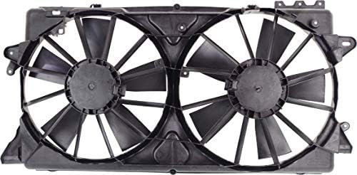 Front Radiator Dual Cooling Fan Assembly Plastic Direct Replacement Compatible with 2010-2014 Ford F-150/2010-2017 Lincoln Navigator/Expedition FO3115184 FO3115213