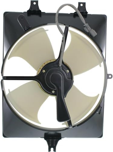 Front Radiator & A/C Condenser Cooling Fan Assembly Plastic Direct Replacement Compatible with 2004-2008 Acura TL AC3115109 AC3113107 19015RDAA01 38615RDAA00